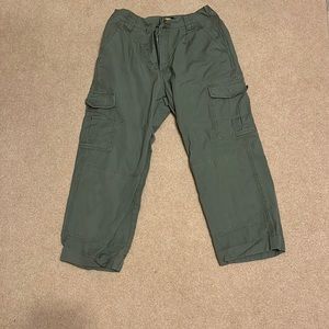 Green cargo pants